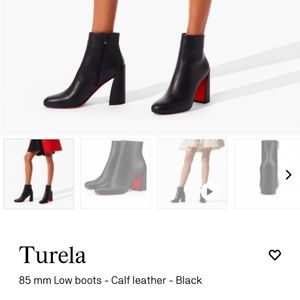 Christian Louboutin ankle boots.  Received my dream shoes on Valentines Day❤️